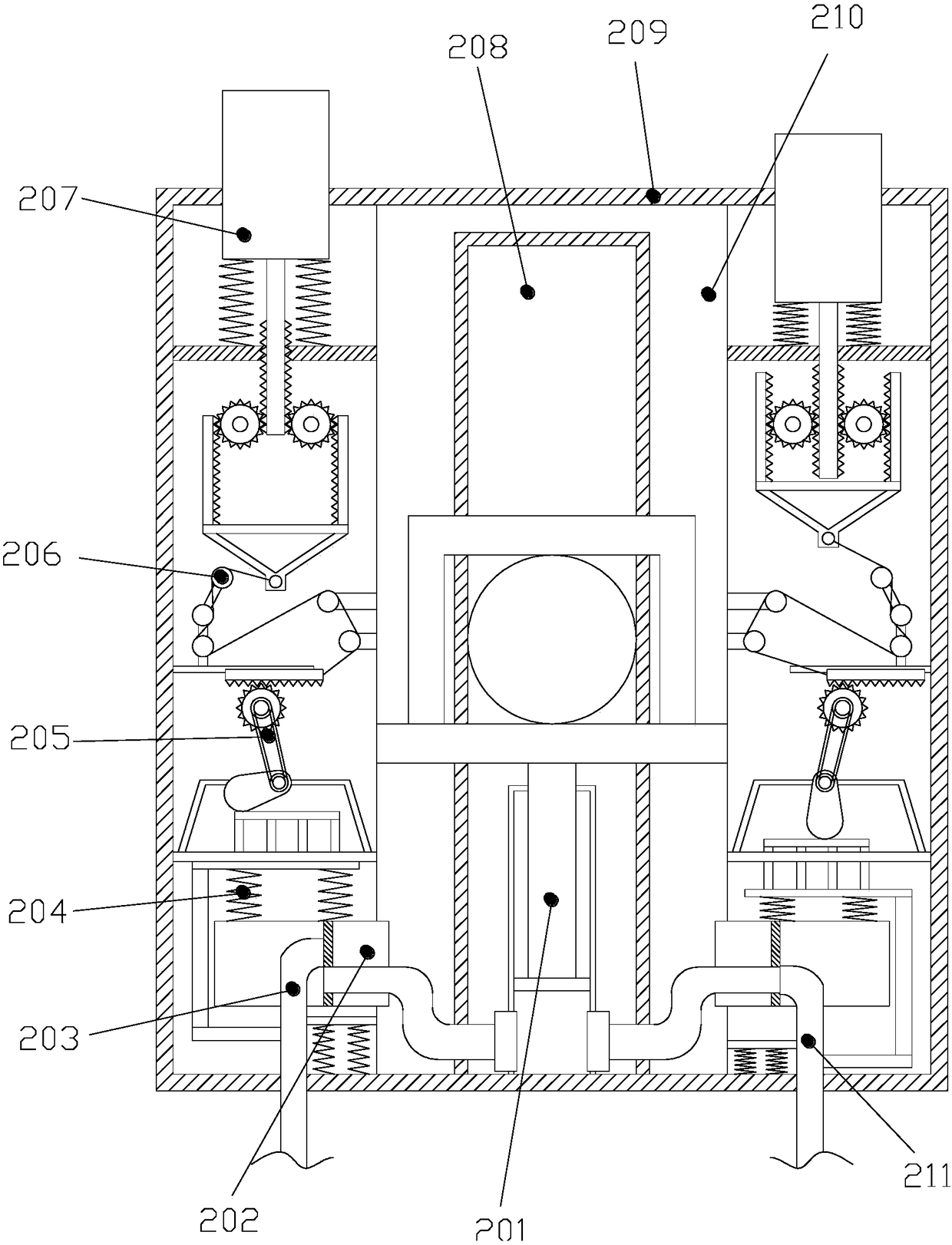 Novel sizing machine for papermaking