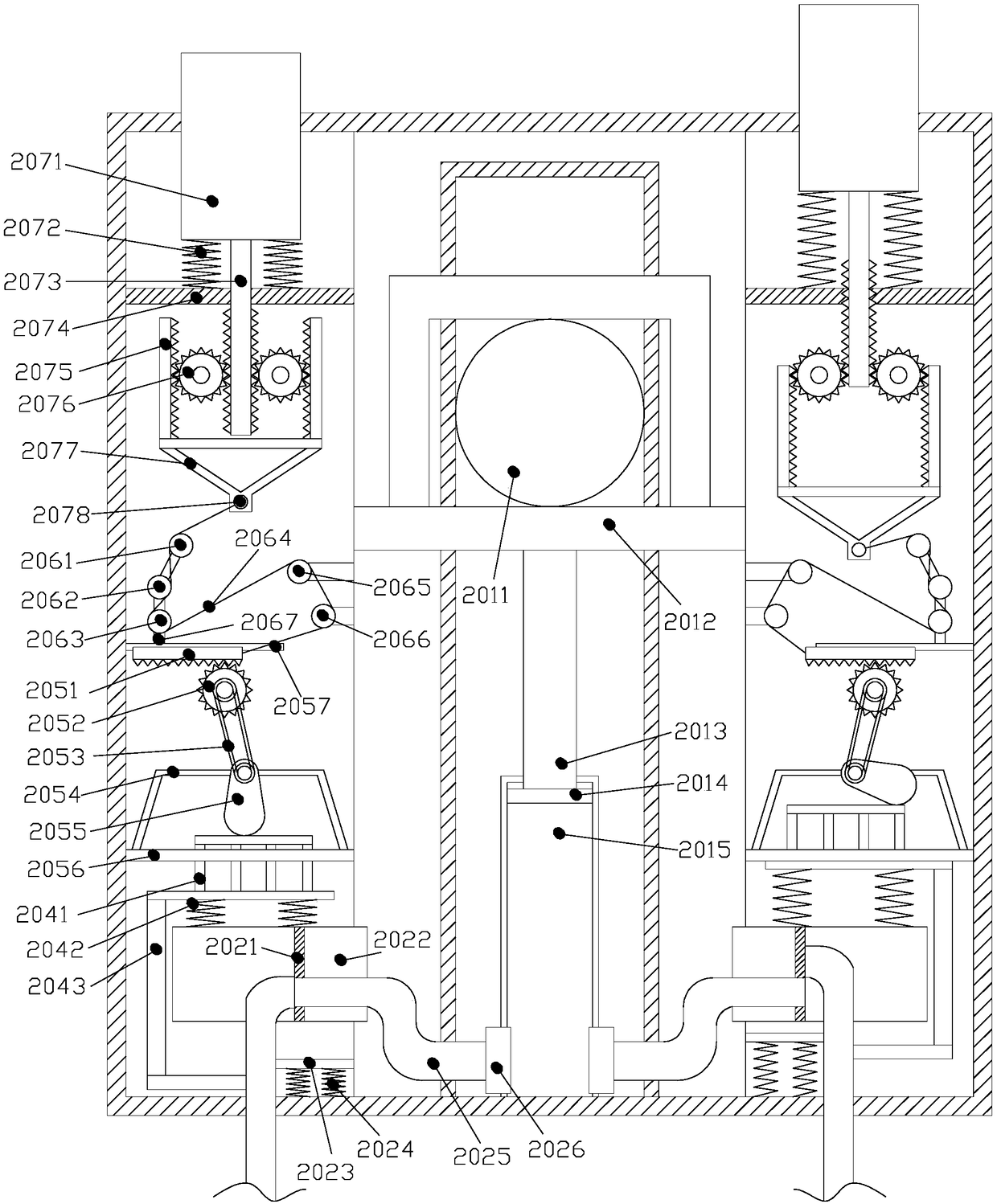 Novel sizing machine for papermaking