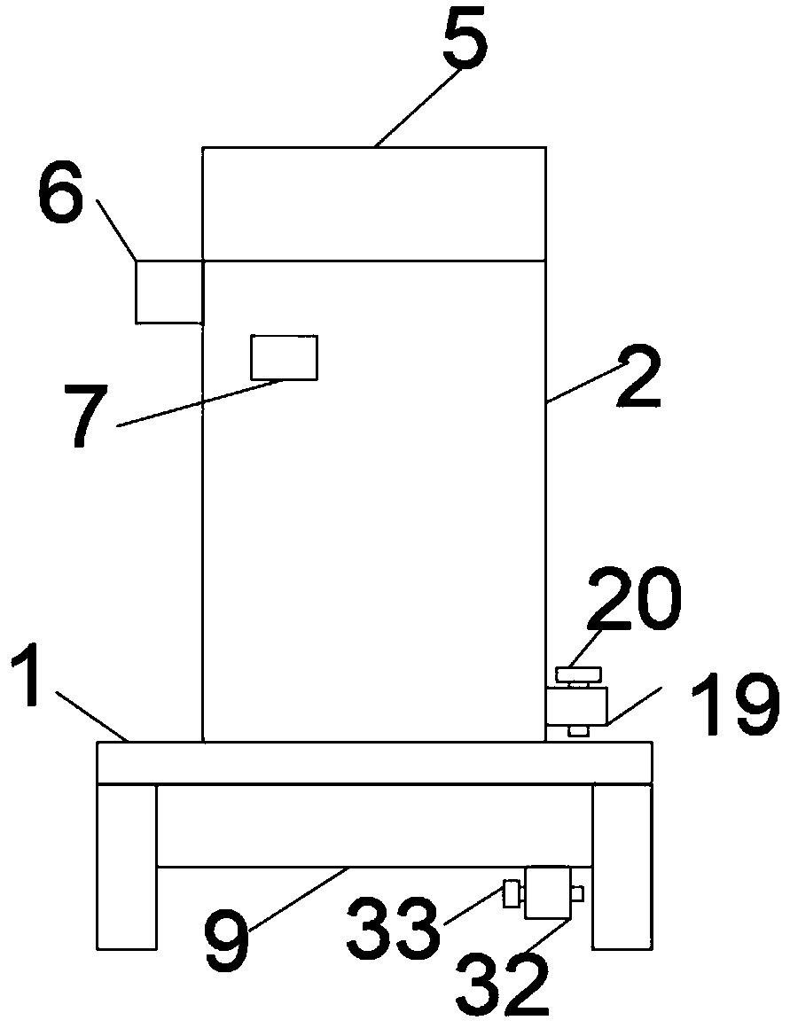 Plastic masterbatch dust removal, cleaning and drying integrated device