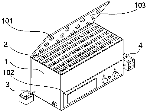 Large-scale cultivation device of seaweed shell filaments in altar