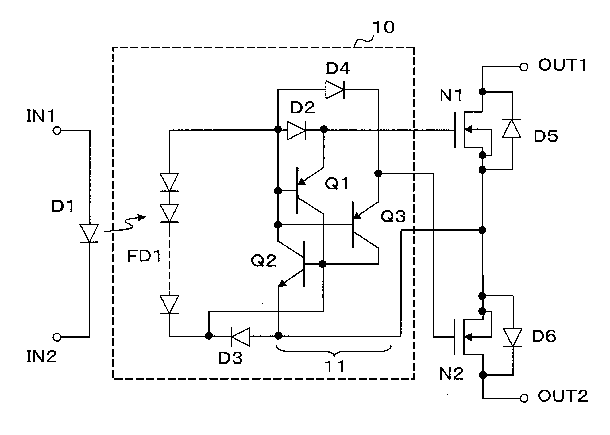 Optical semiconductor relay device