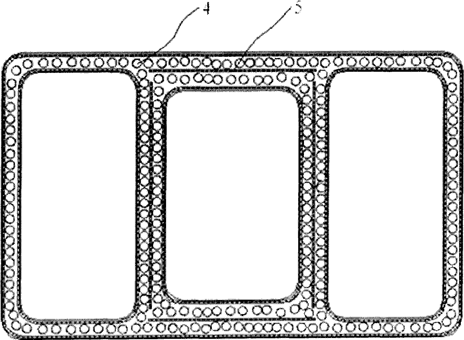 Sleeper synthesized by enhanced fiber