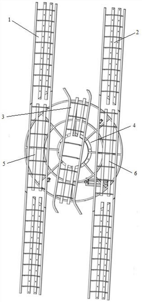 Switching Mechanism for Running Tracks of Multi-car Parallel Elevators