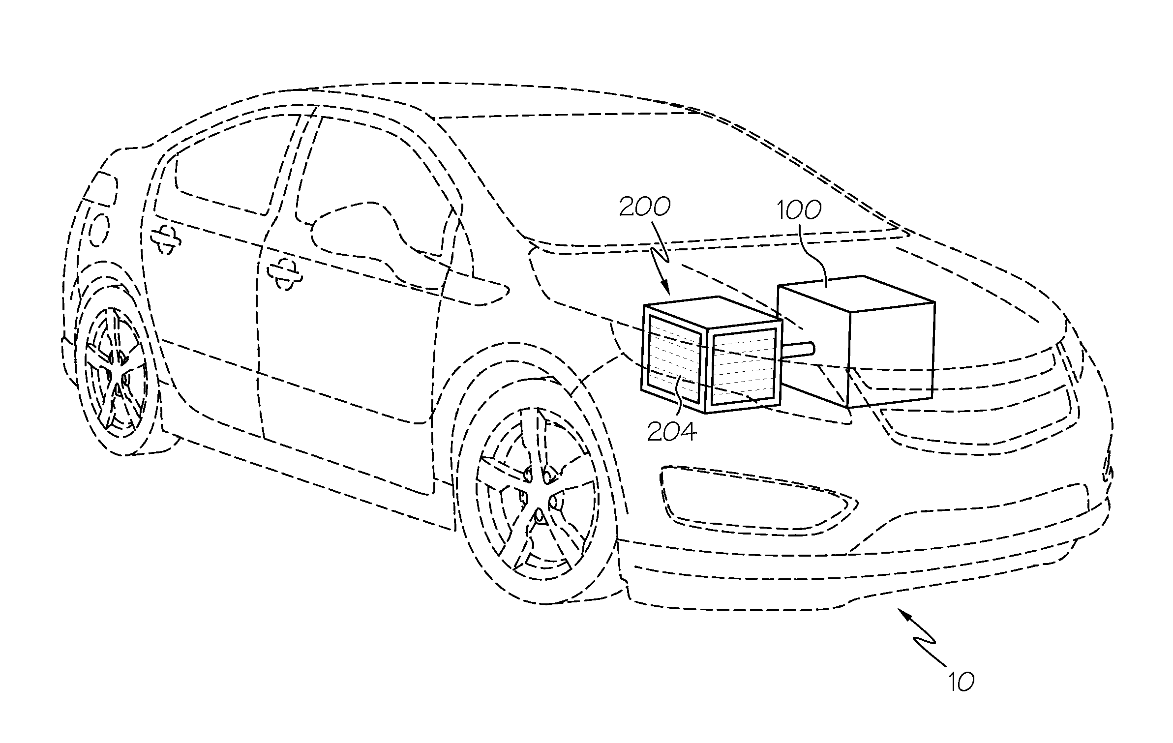 Cathode flow split control and pressure control for a vehicle fuel cell power system