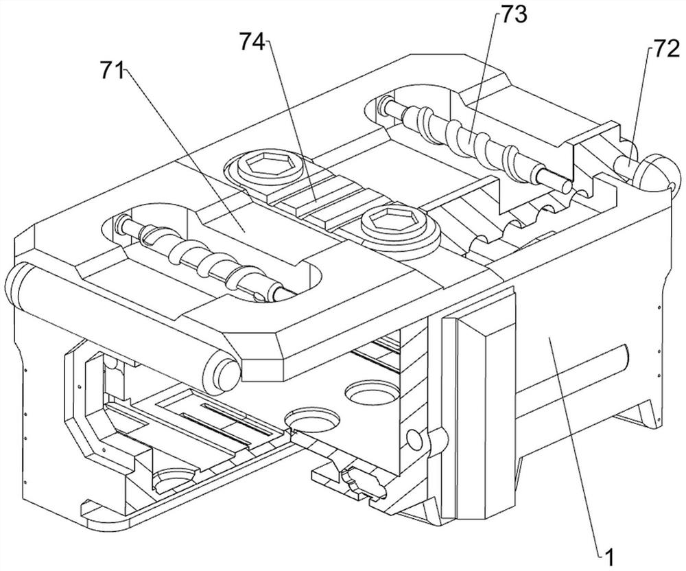 Fixing and placing device for electromechanical equipment