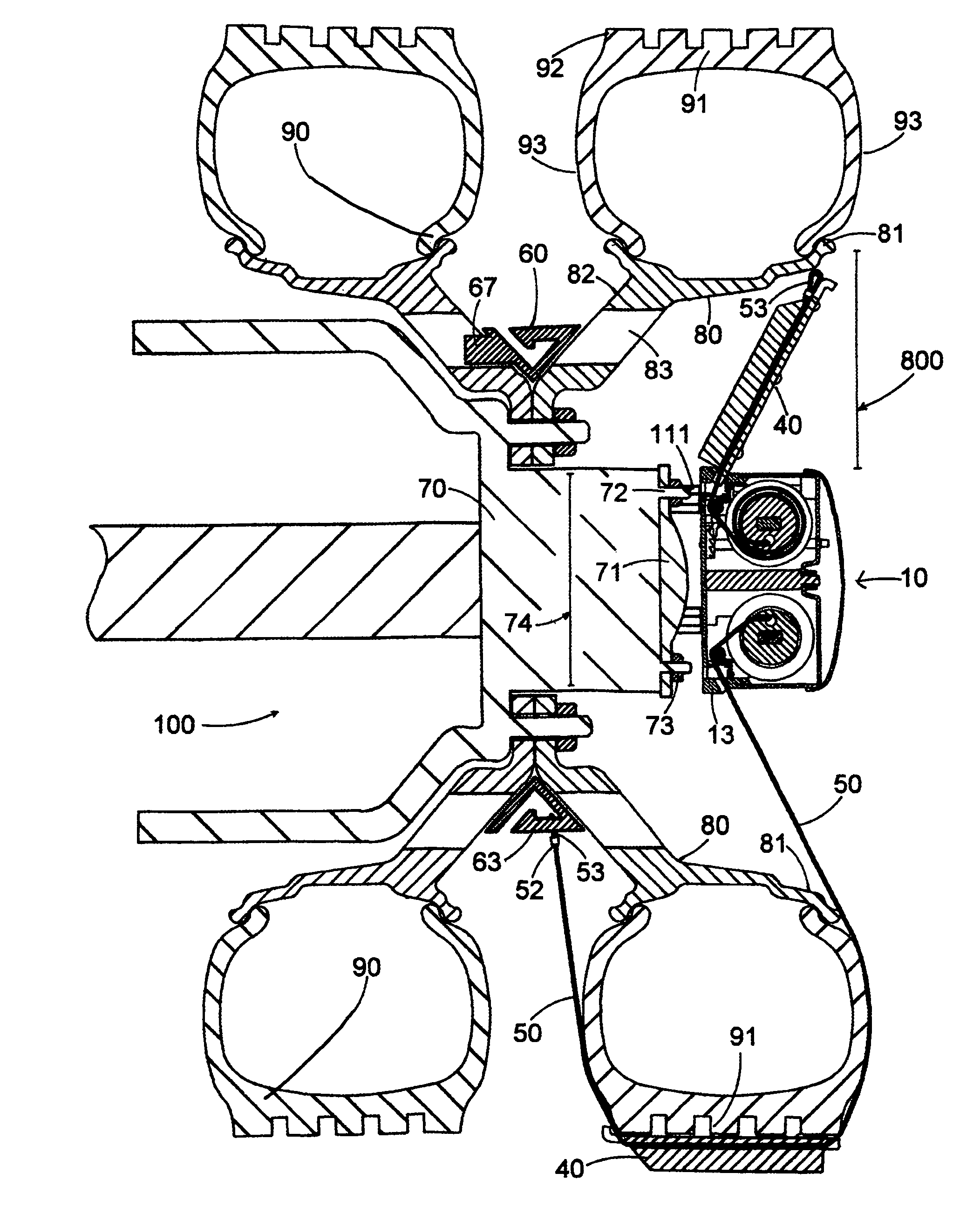 Device for increasing tire friction and method of using the same