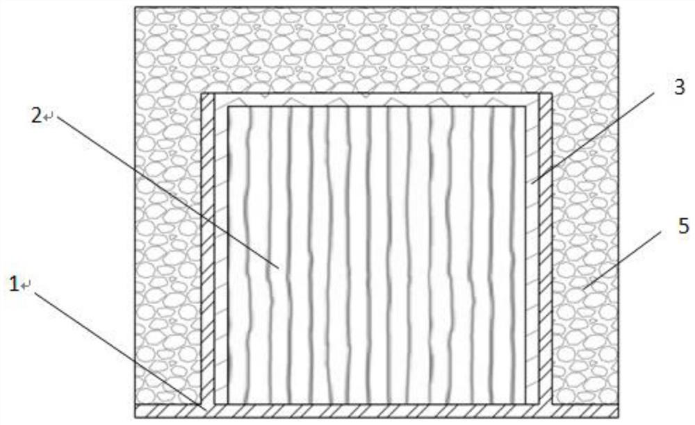 Steel-concrete-wood combined beam