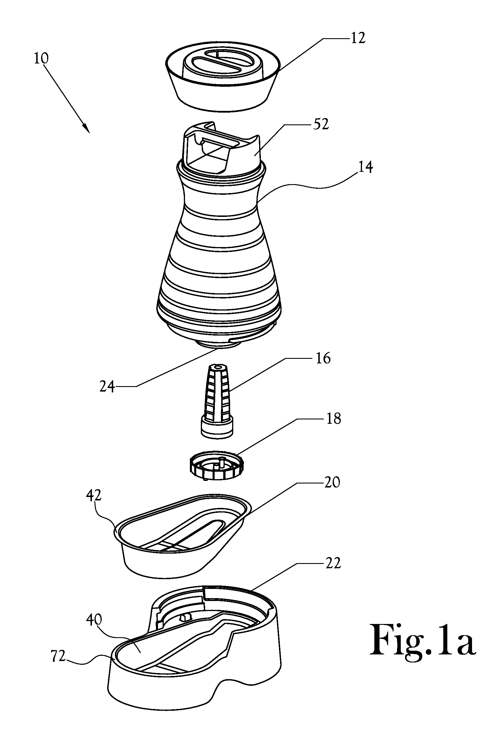 Gravity-induced automatic animal watering/feeding device