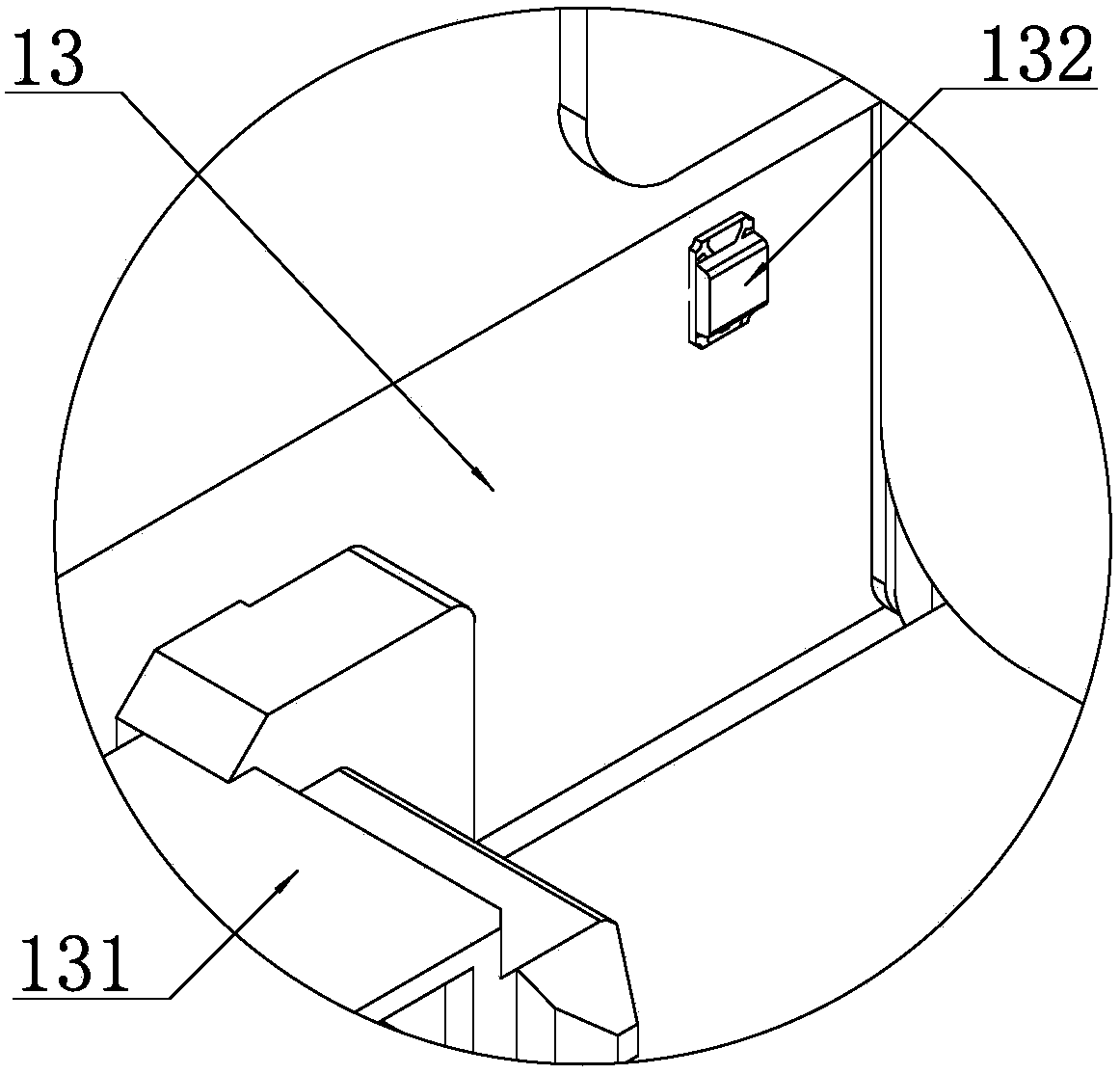 Hard disk fixing support capable of saving space