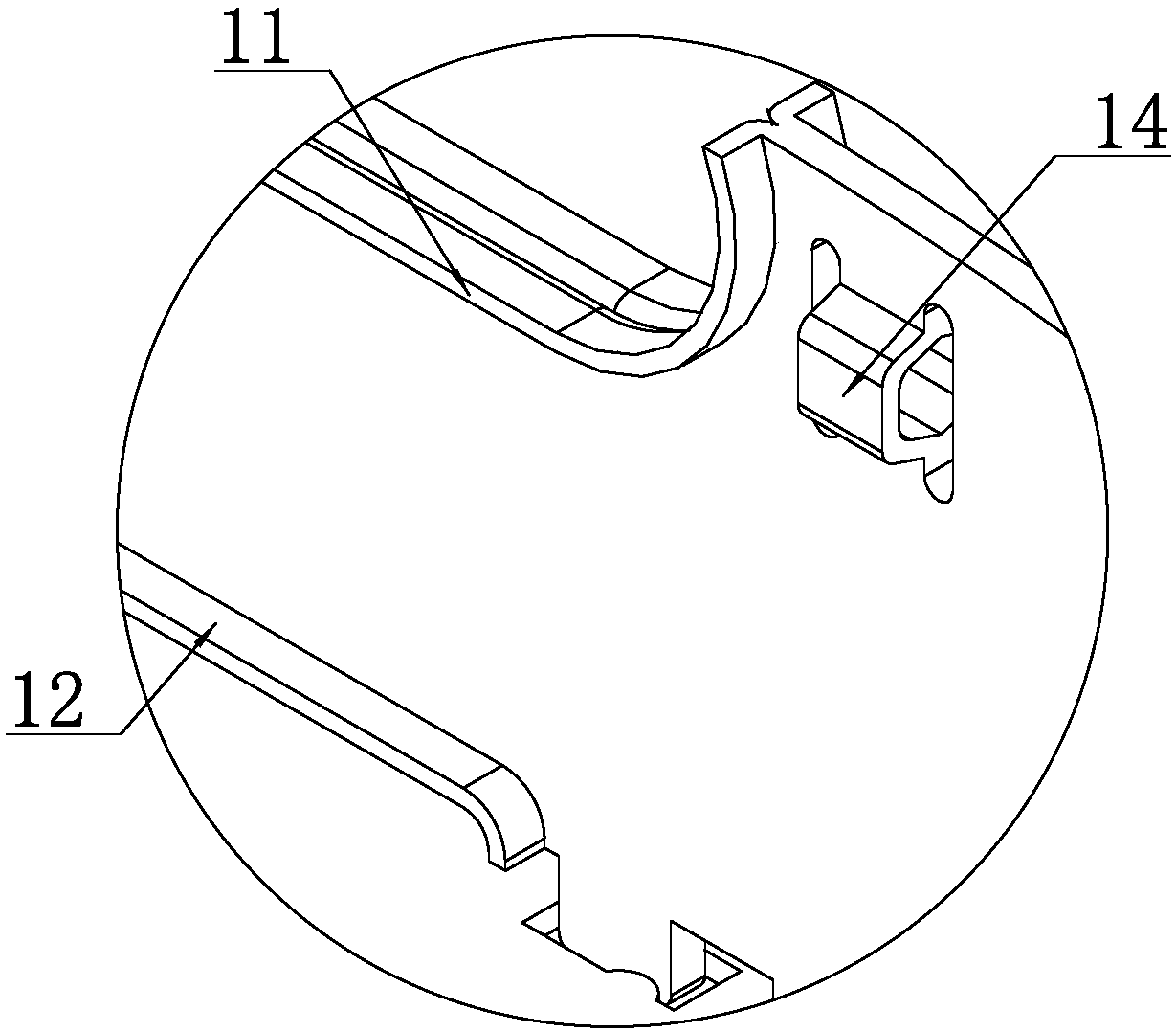 Hard disk fixing support capable of saving space