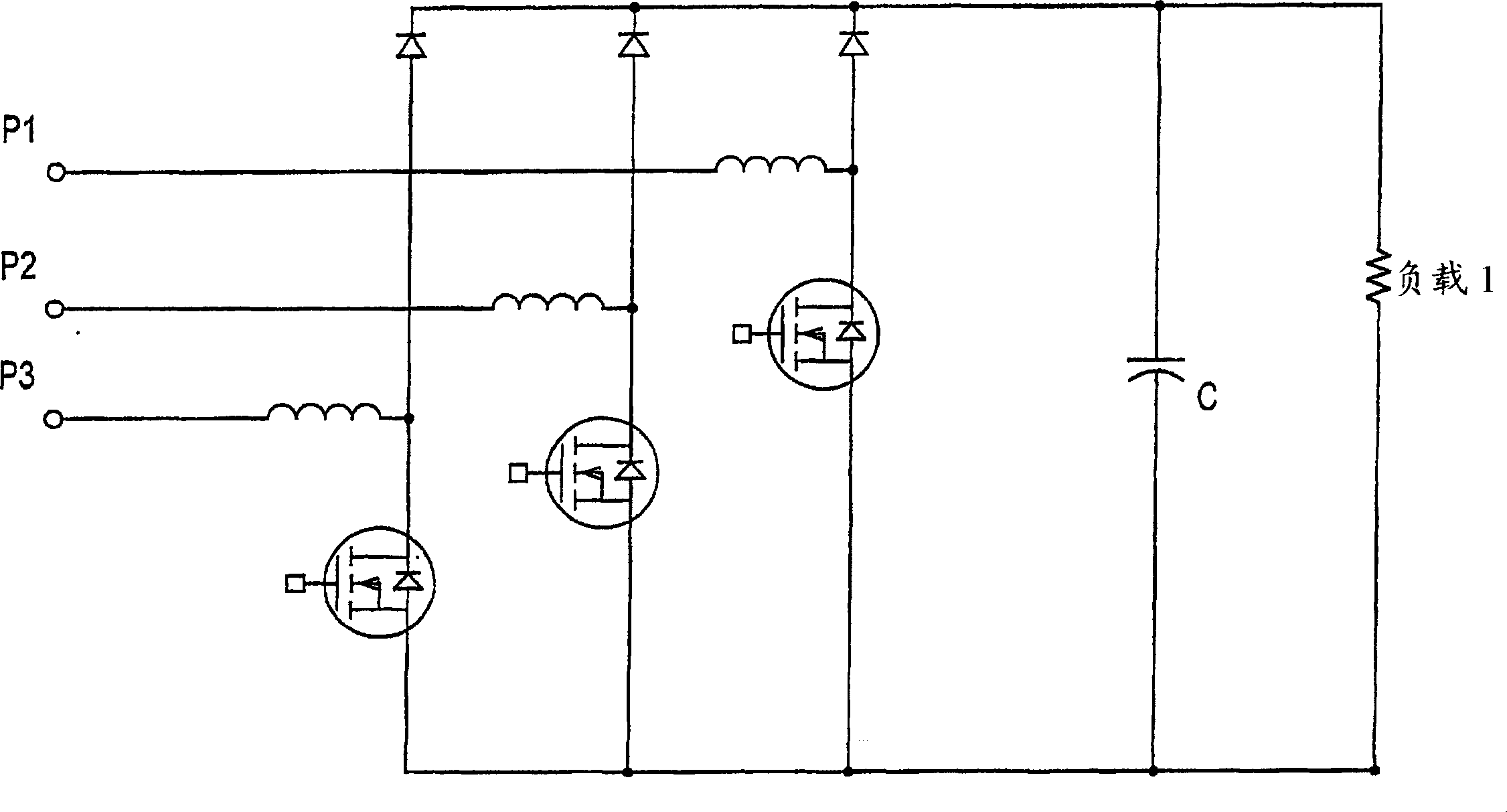 Bridgeless boost converter with pfc circuit