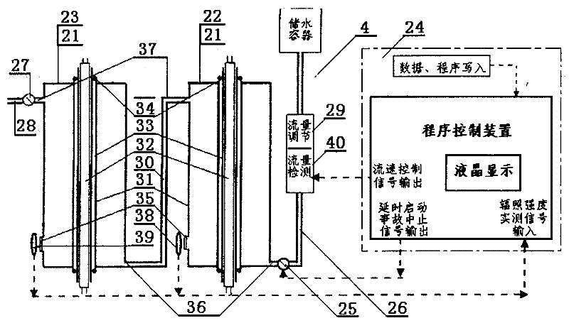 Composite and separable physical disinfection device of barreled drinking water