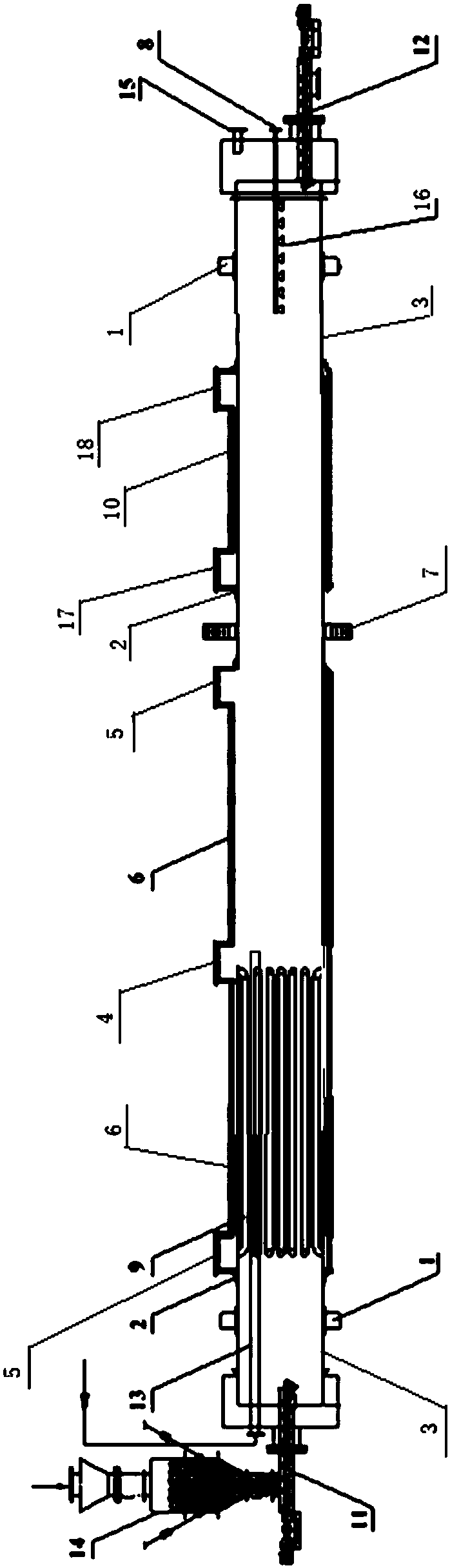 Method and device for passivating, cooling, destructively distilling and pyrolyzing anthracite coal