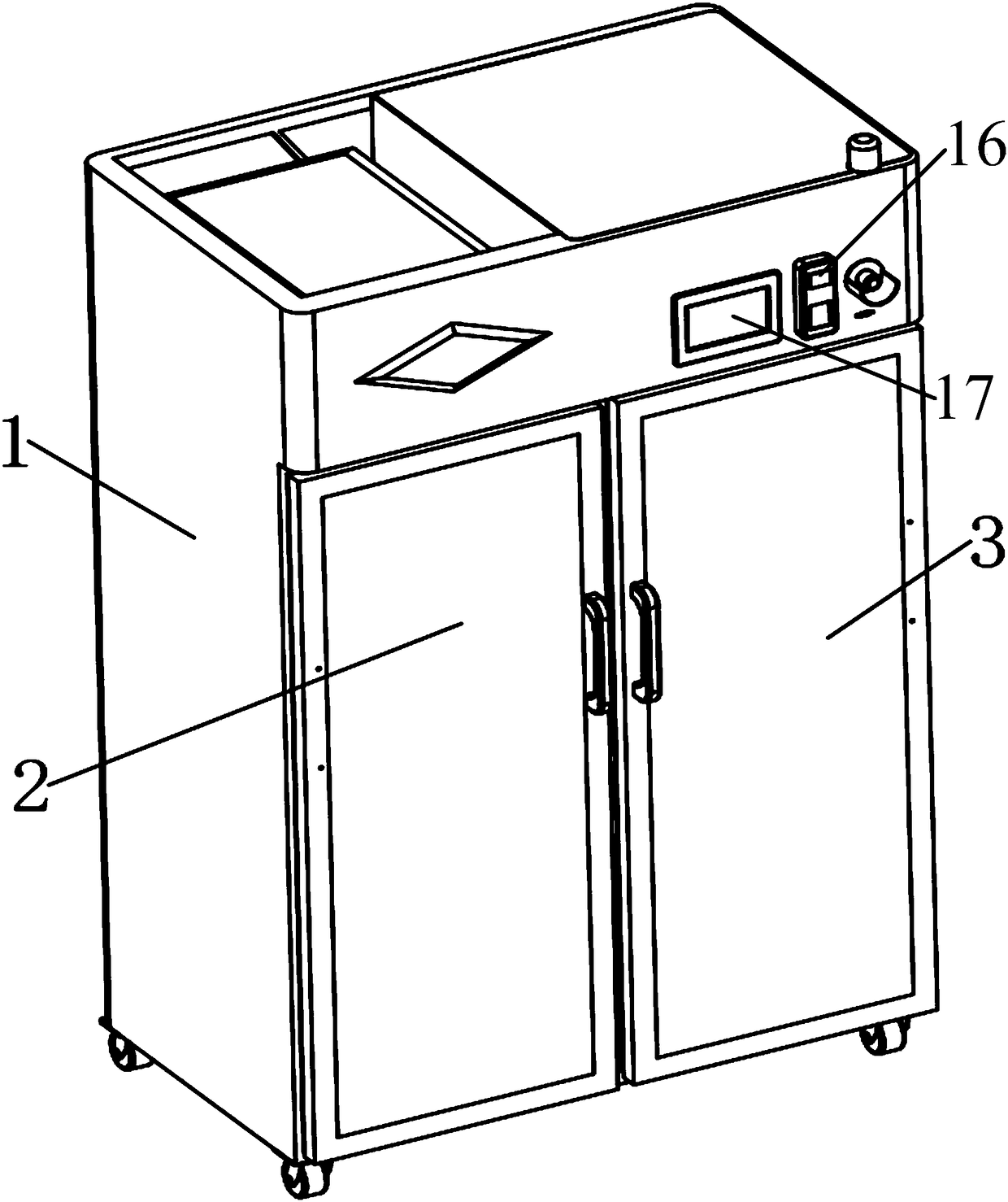 Food sample reserving machine and sample reserving method thereof