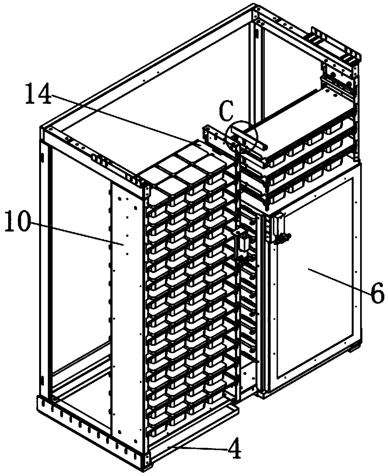 Food sample reserving machine and sample reserving method thereof