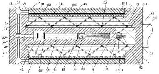 Pipe fitting inner wall machining device