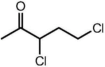 Continuous synthetic method for 3,5-dichloro-2-pentanone