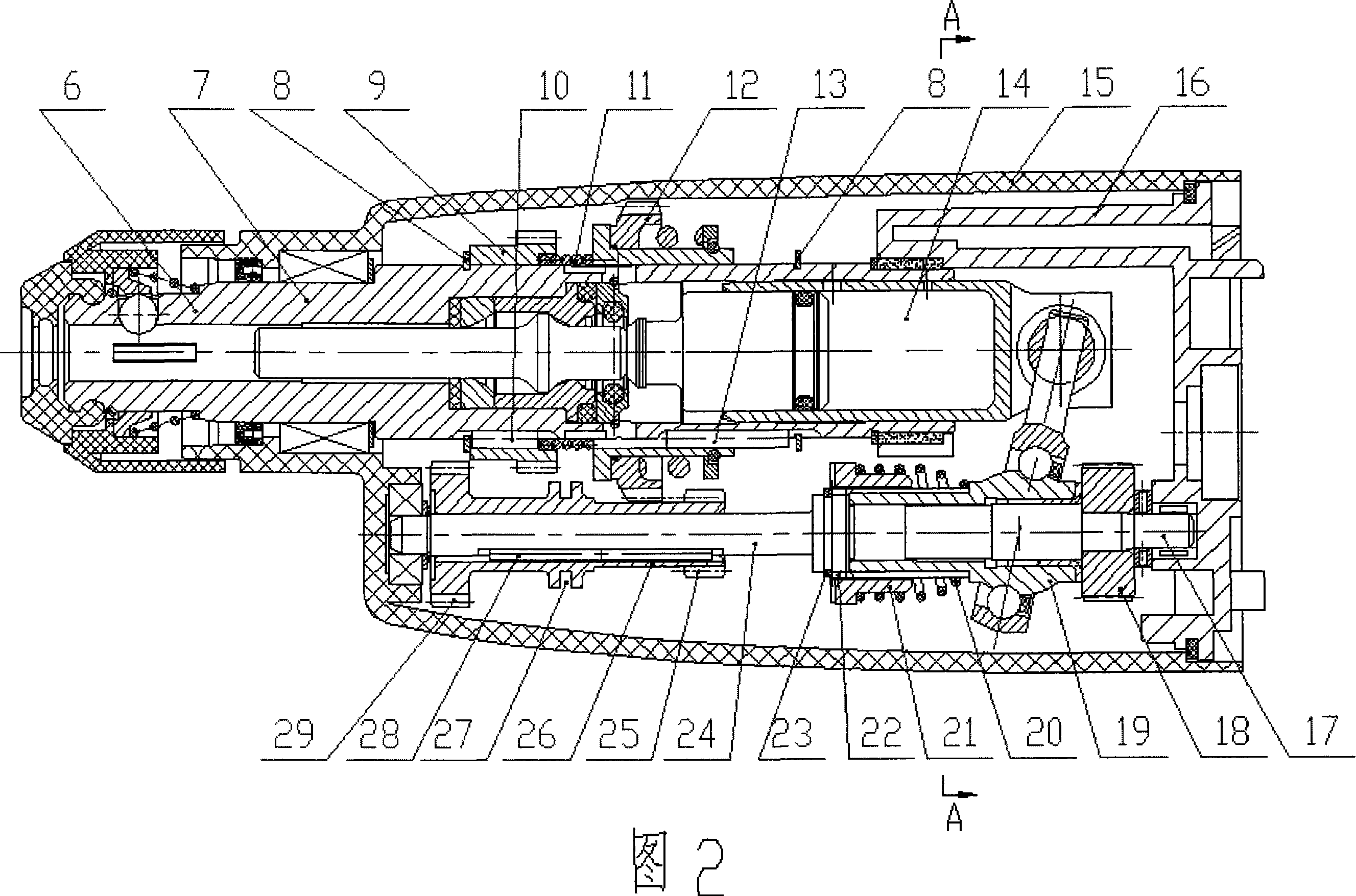 Dual-speed multifunctional electric hammer