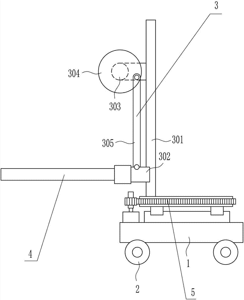 Ground mowing device special for exploration