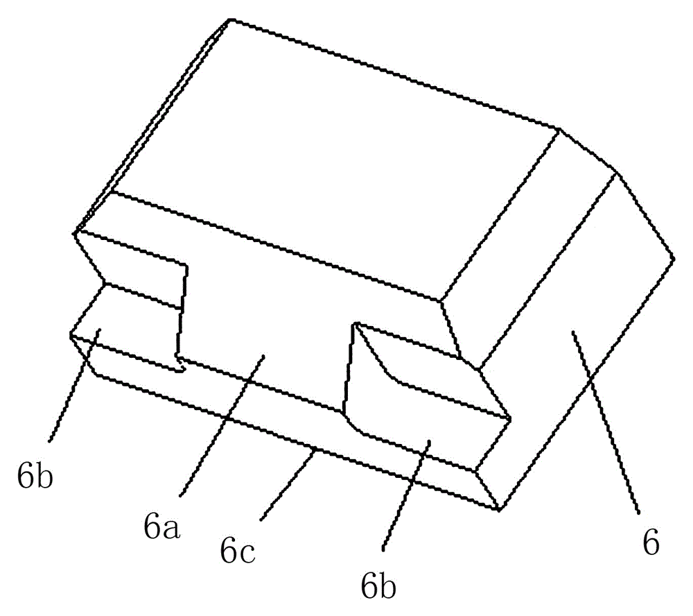 Trimming mold for machining movable pole plate connecting piece of electrostatic precipitator