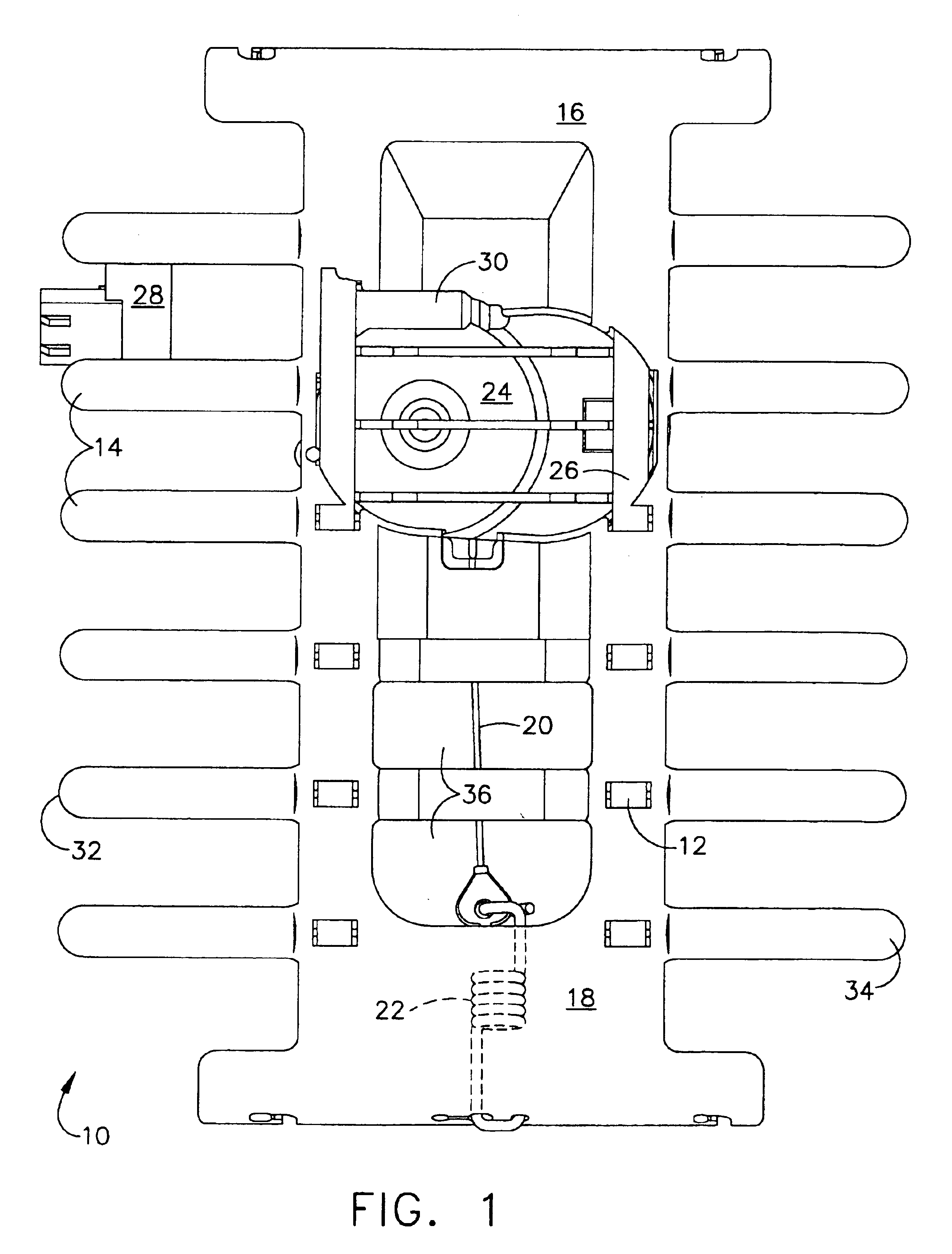 Method and apparatus for lumbar support with integrated actuator housing