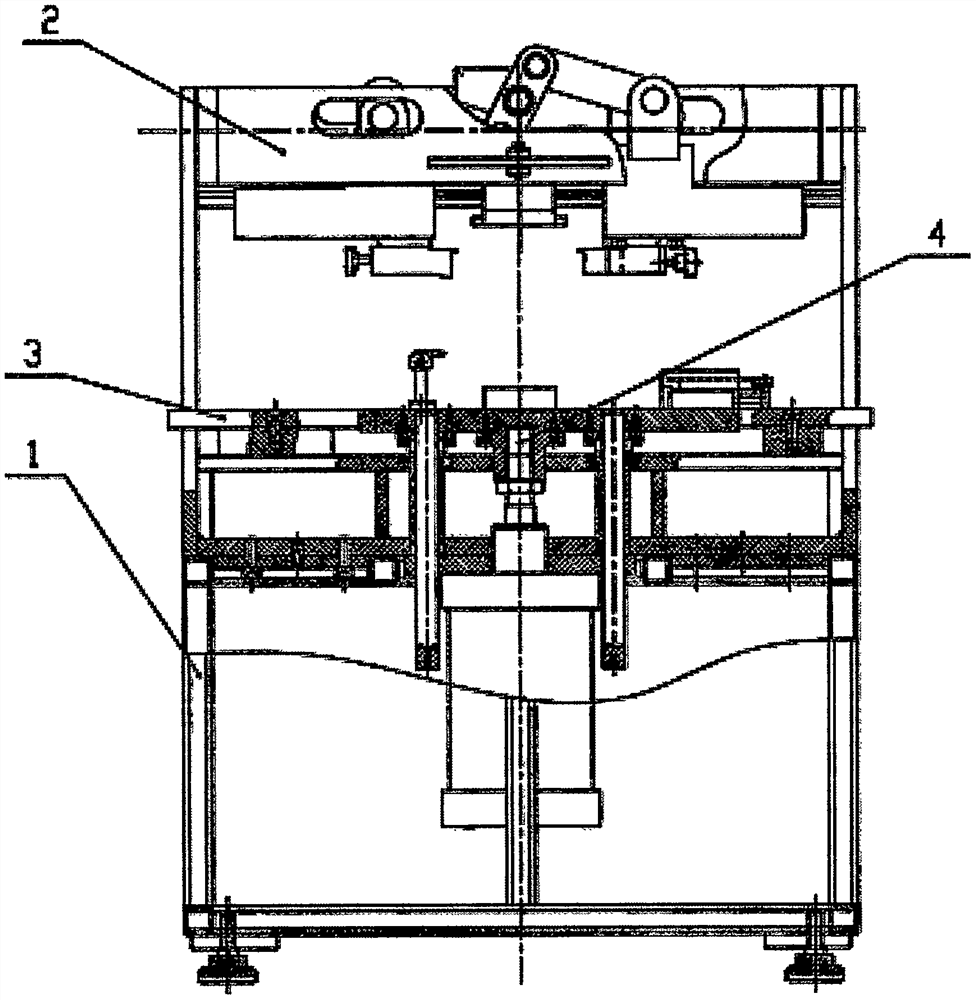 Side bearing detecting, disassembling and assembling machine