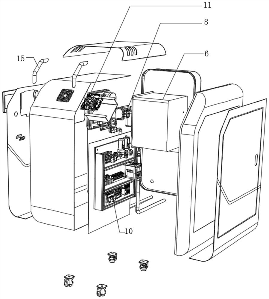 Multifunctional intelligent calf feeding device