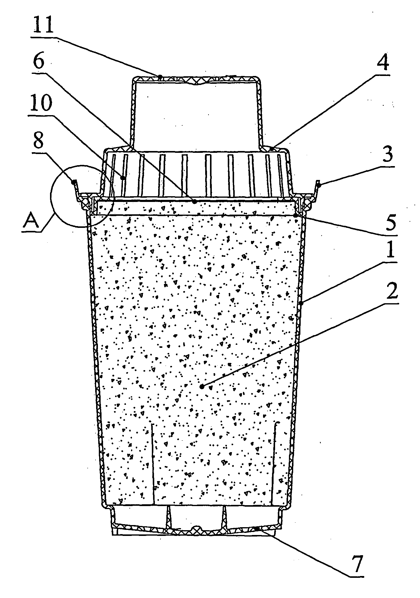 Filtering device