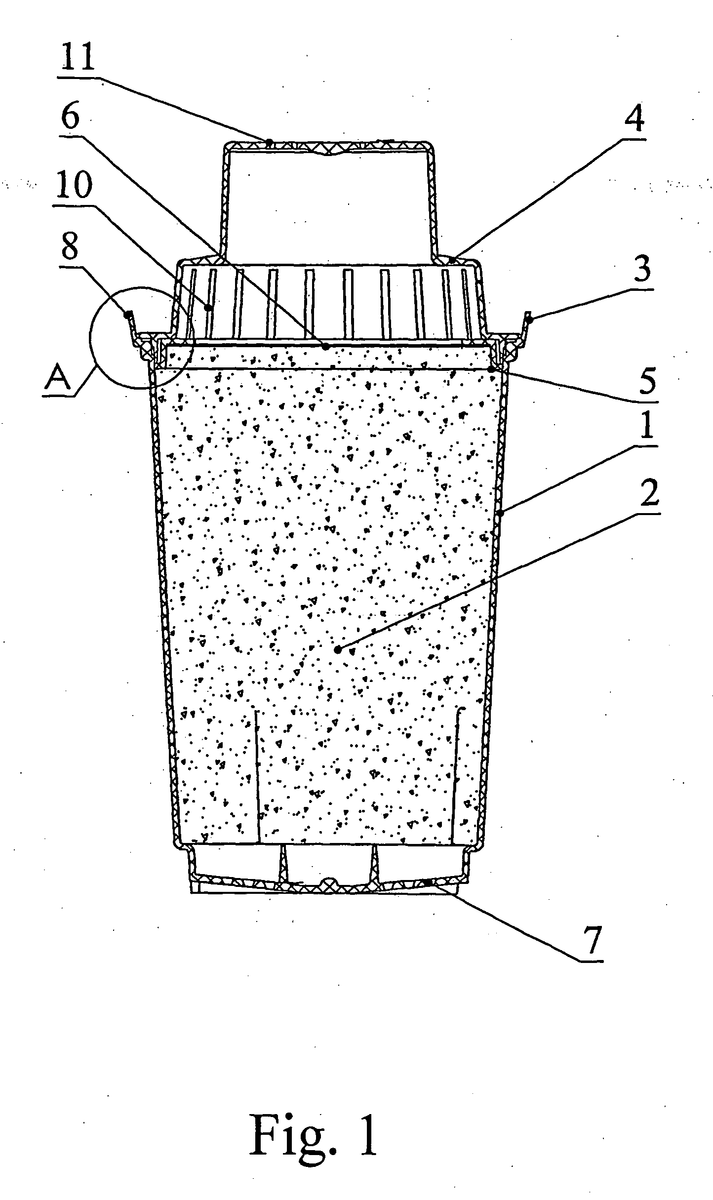 Filtering device