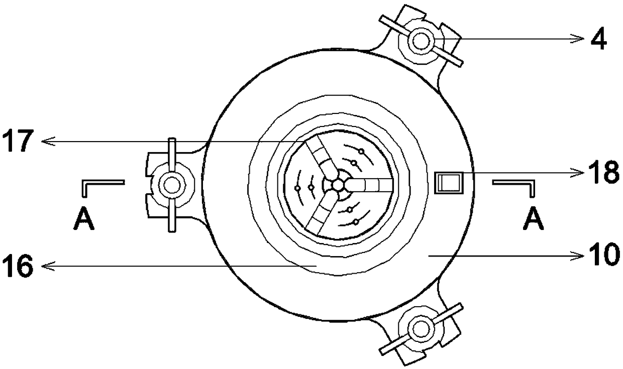 Three-axis sample preparation stirring and throwing device