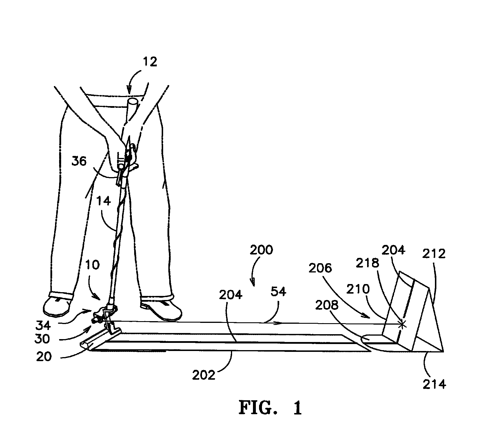 Laser putting device