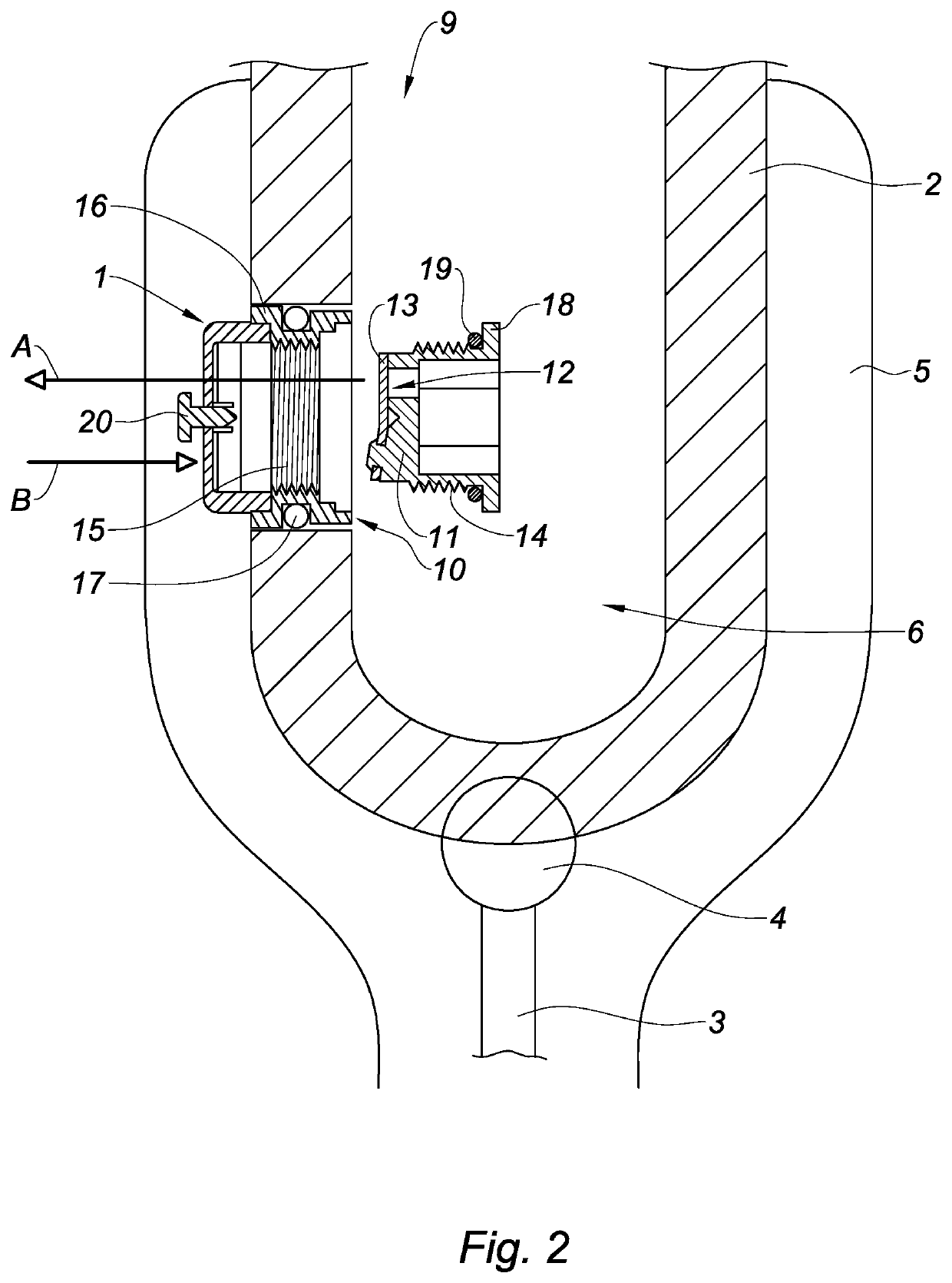 Valve for a prosthesis socket