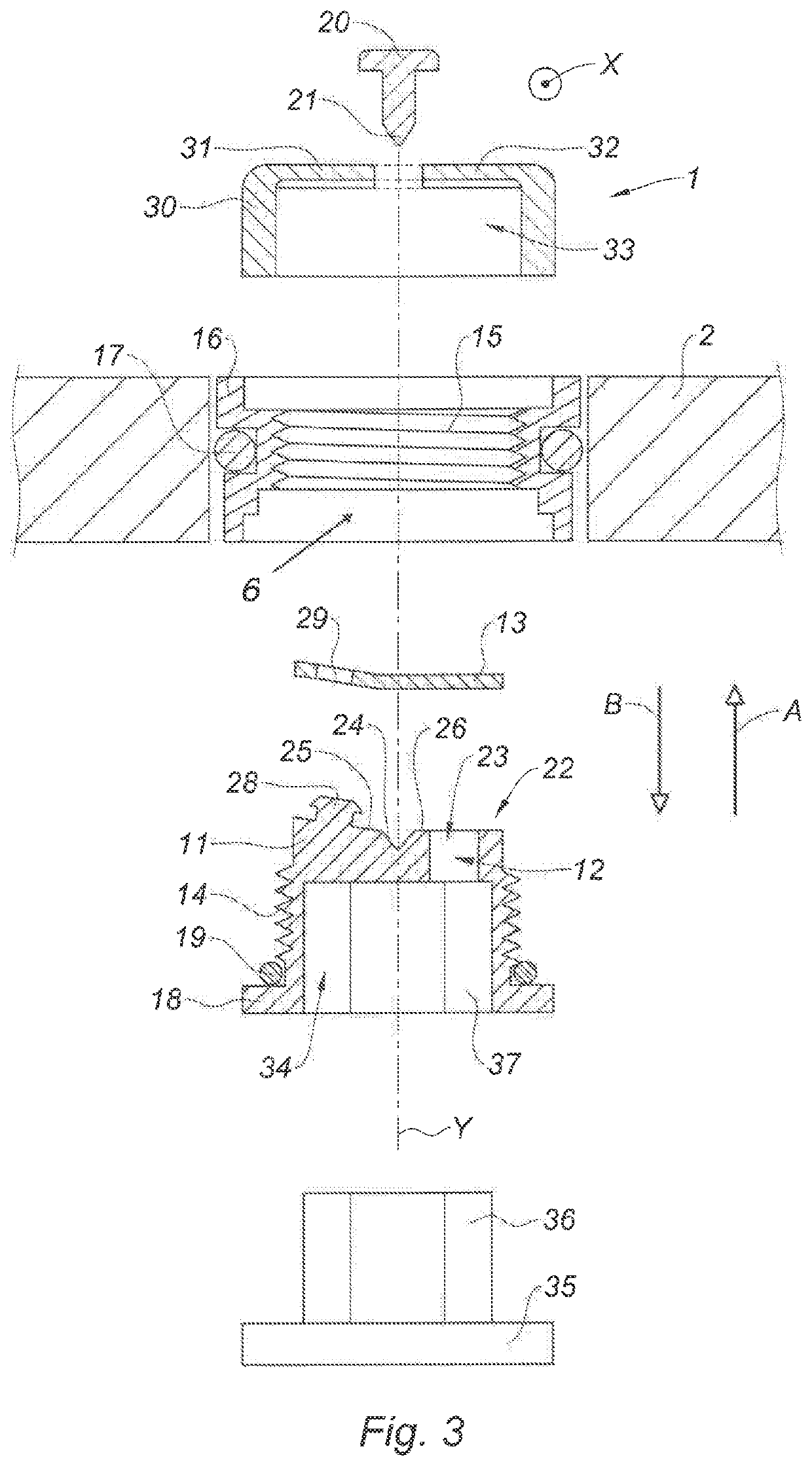 Valve for a prosthesis socket