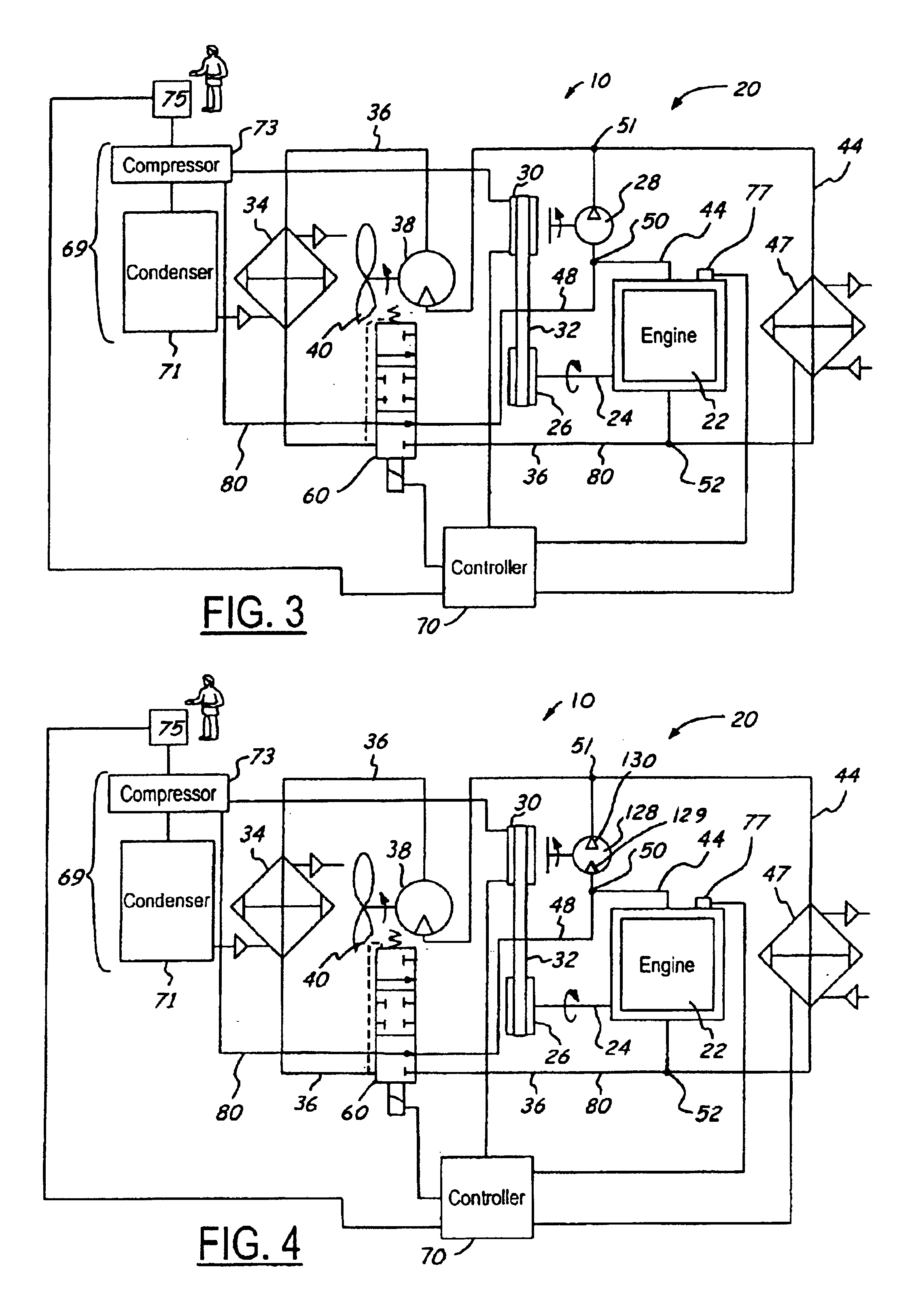 Coolant motor fan drive