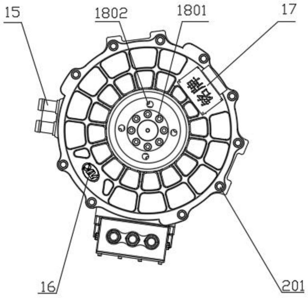 Permanent magnet motor protection structure