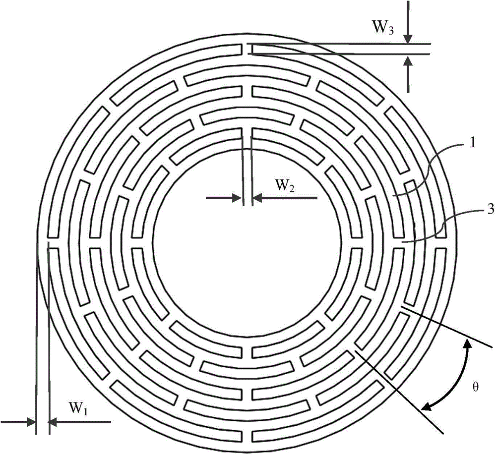 Outer edge fixed type electrostatic driving multi-ring gyroscope and preparation method thereof