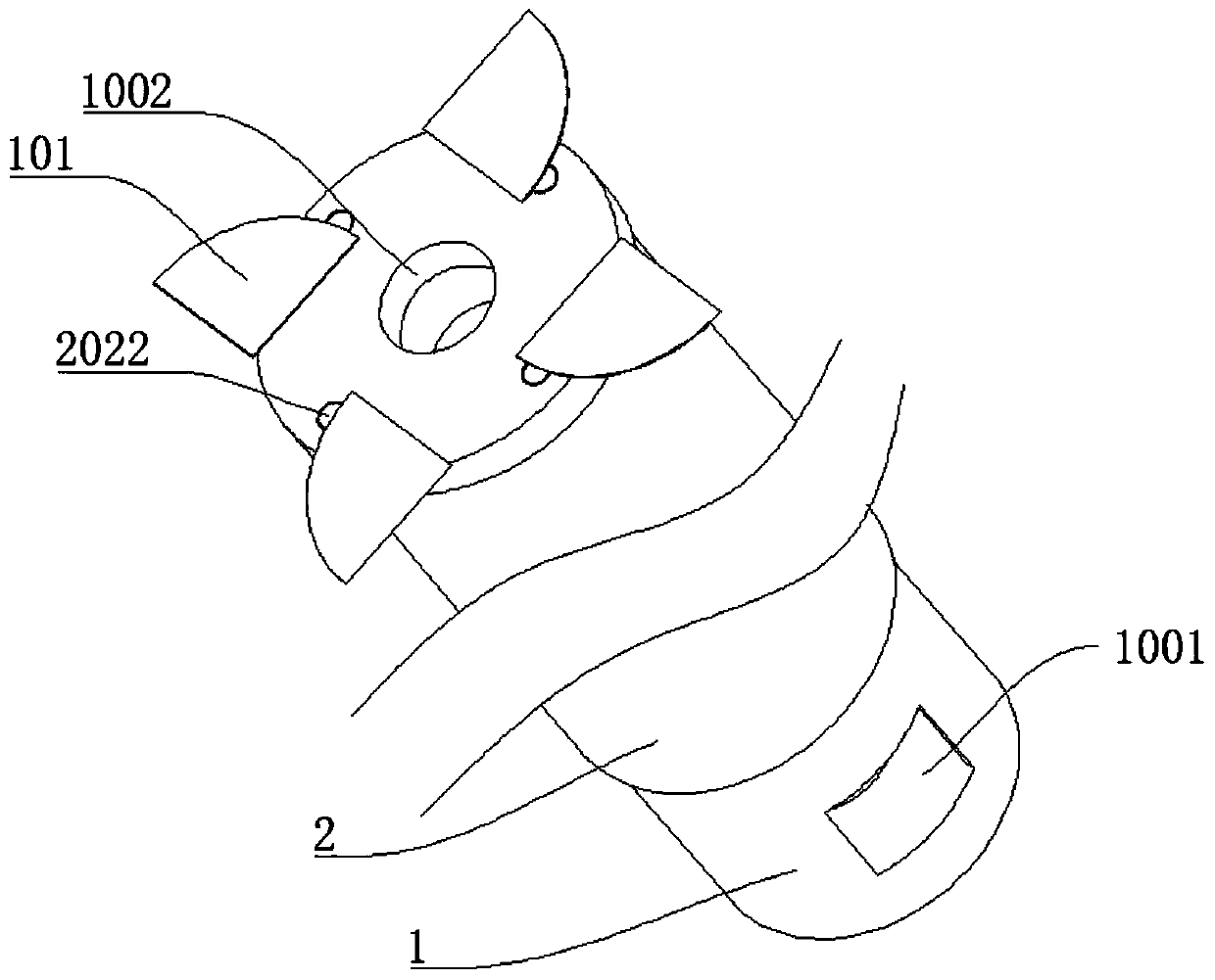 Fruit container with control device