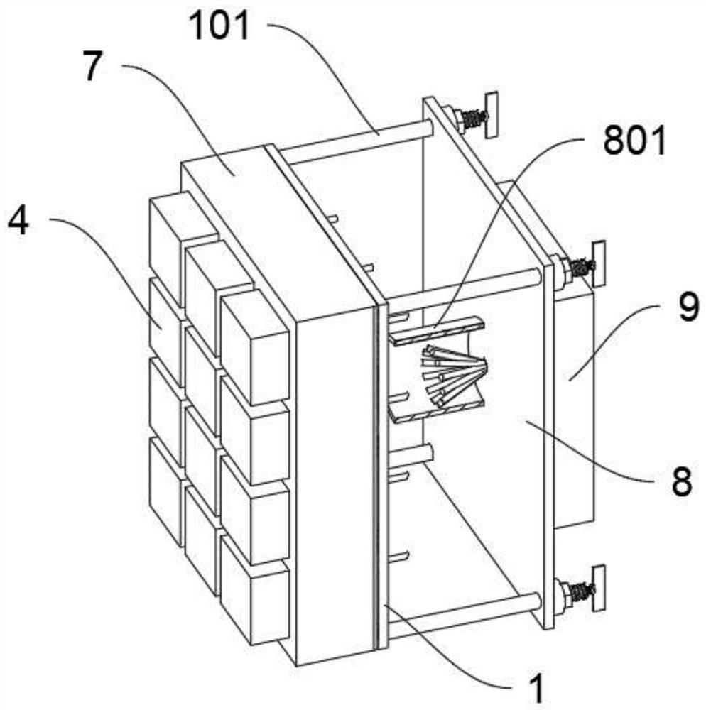 Safe keyboard type door lock with keys convenient to replace