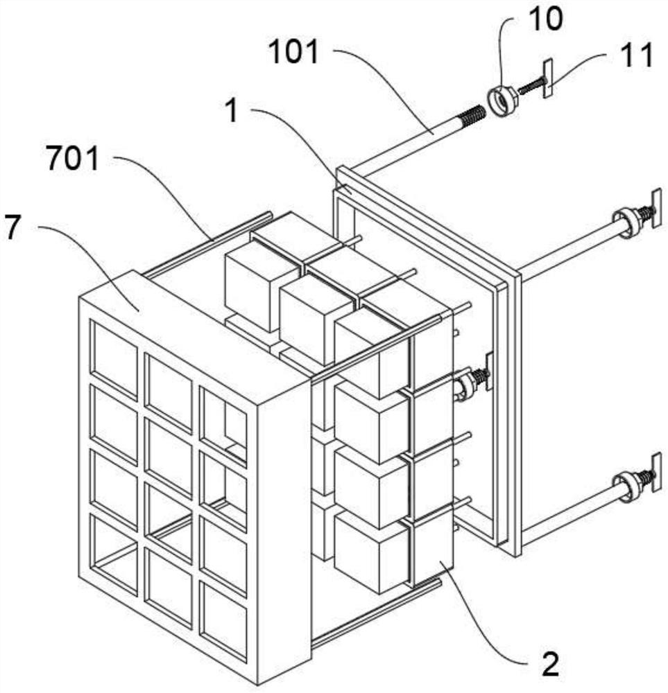 Safe keyboard type door lock with keys convenient to replace