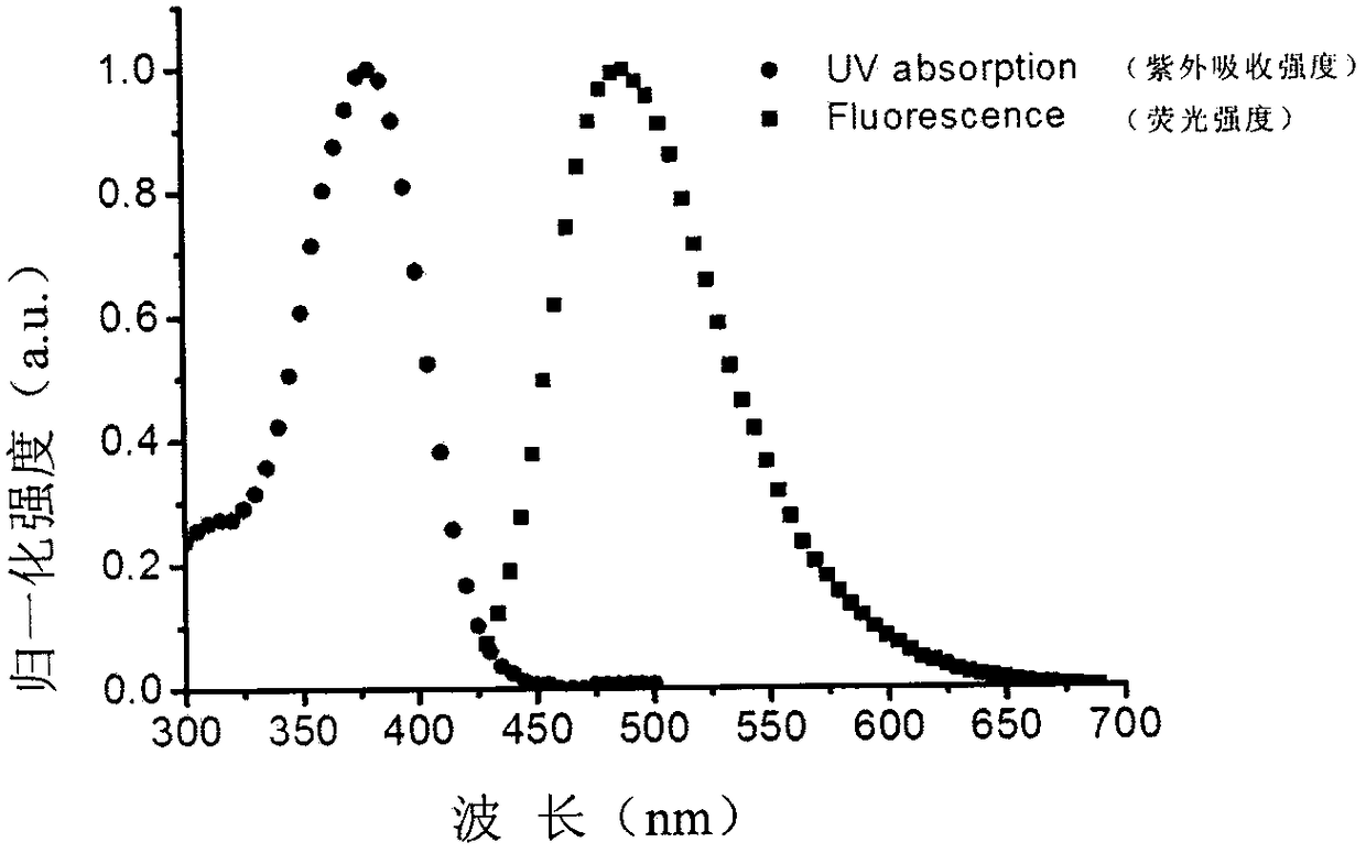 Fluorescence probe for targeting tumor cells and new vessels and preparation method thereof