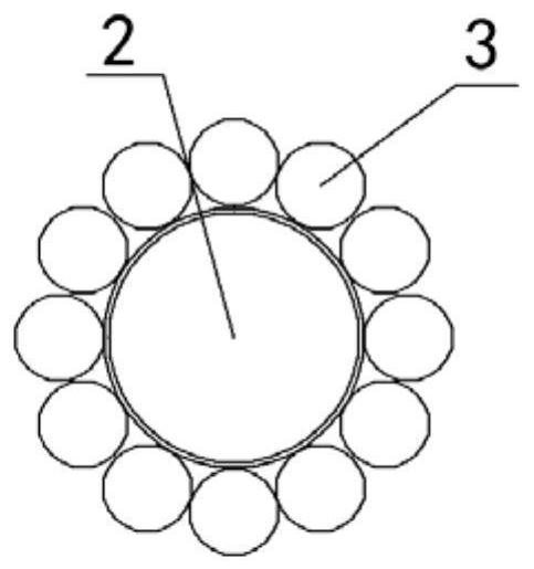 A telescopic burr-type anchor cable suitable for soft soil and its construction method