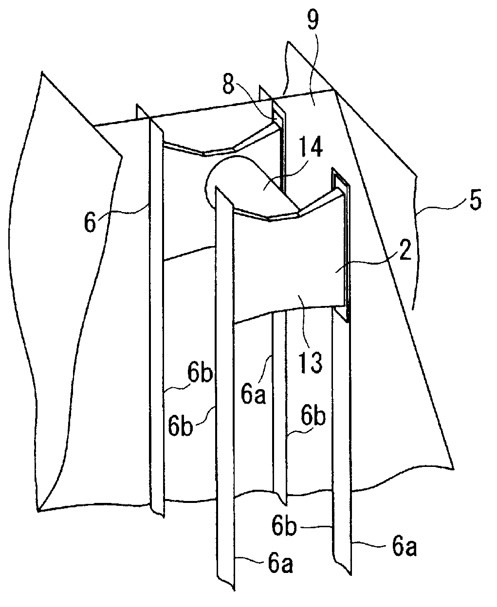 Cross head for cross head diesel engine