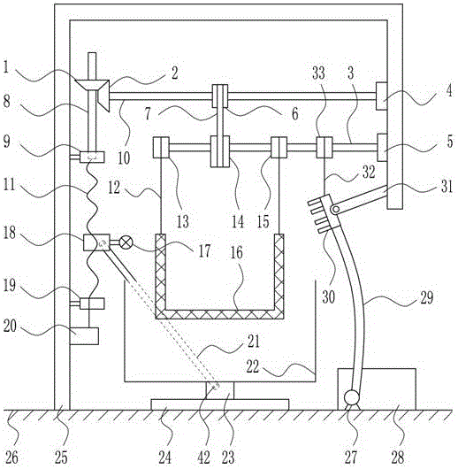 Environment-friendly type recycling device for industrial heat exchange element