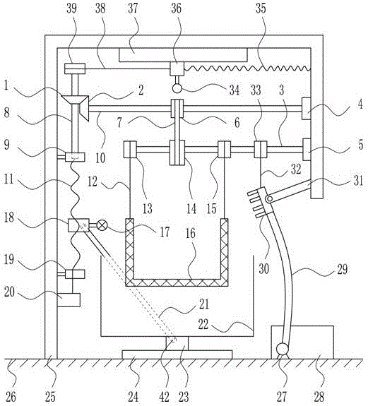 Environment-friendly type recycling device for industrial heat exchange element