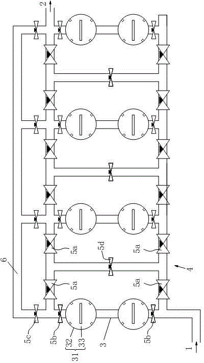 Magnetic impurity filtering system used for producing lithium battery material