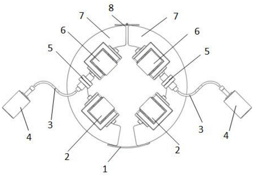 A scanning and crawling device for flaw detection of slender components based on flexible shaft drive