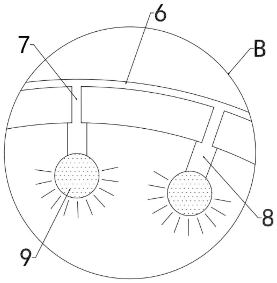 Aeration tank foam eliminating device applied to sewage treatment system