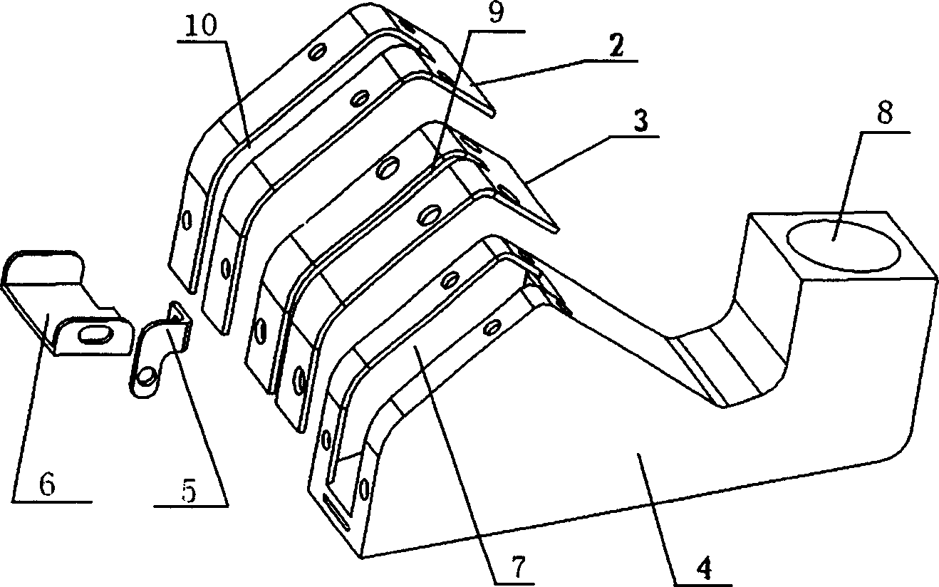 Closed Y type spray nozzle suitable for high speed and ultrahigh speed grinding