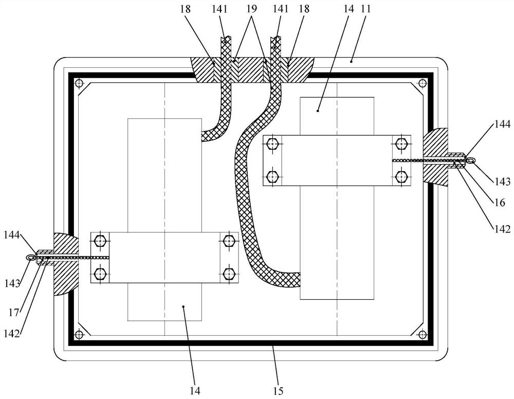 On-line monitoring system and monitoring method for lateral deformation of filling body