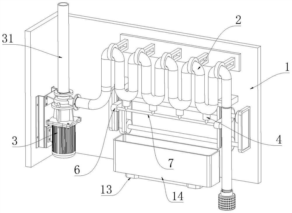 Impurity removal production method of sweet potato starch